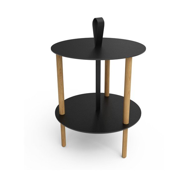 Okrugao pomoćni stol ø 38 cm Strap S Bull – LIND DNA