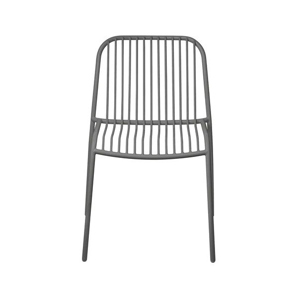 Siva metalna vrtna stolica Yua Wire – Blomus-image-2