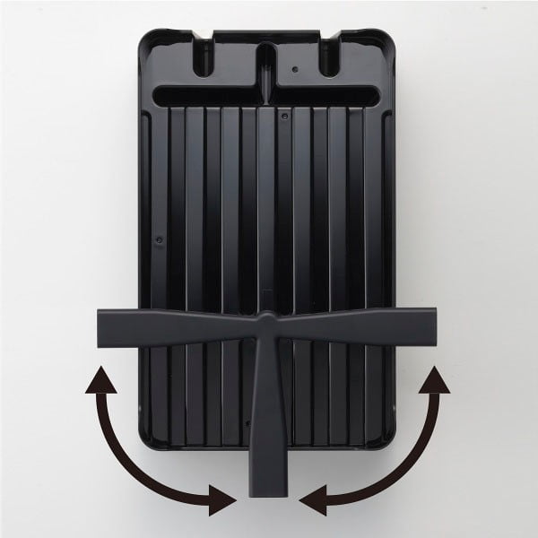 Crni stalak za cijđenje posuđa  YAMAZAKI Towerj-image-3