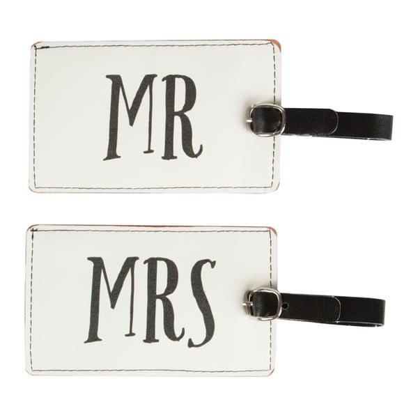 Set od 2 znaka za prtljagu Sass &amp; Belle Mr And Mrs