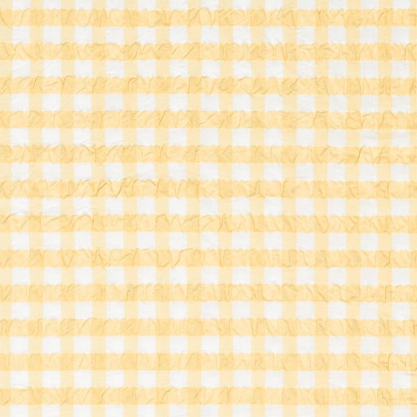 Žuto-bijela posteljina za krevet za jednu osobu od krepa 140x200 cm Bæk&Bølge – JUNA-image-2