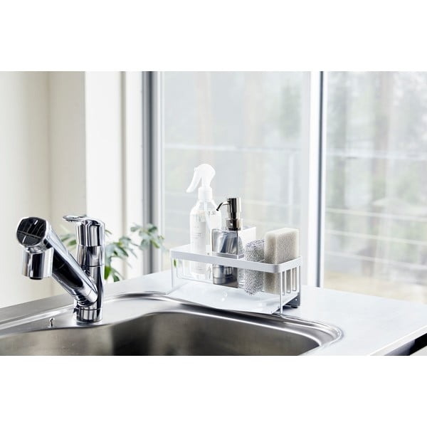 Bijeli metalni stalak za sudoper Yamazaki Tower-image-4