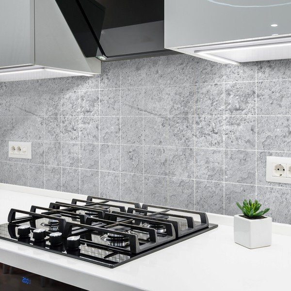 Set od 24 zidne naljepnice Ambiance Cement Tile Stickers with Stones Effect, 10 x 10 cm-image-1