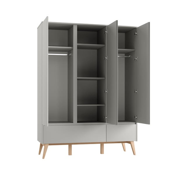 Siva dječja garderoba 149x52,5 cm Swing – Pinio-image-4