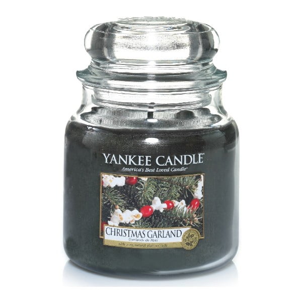 Mirisna svijeća Yankee Candle Christmas Wreath, vrijeme gorenja 65-90 sati