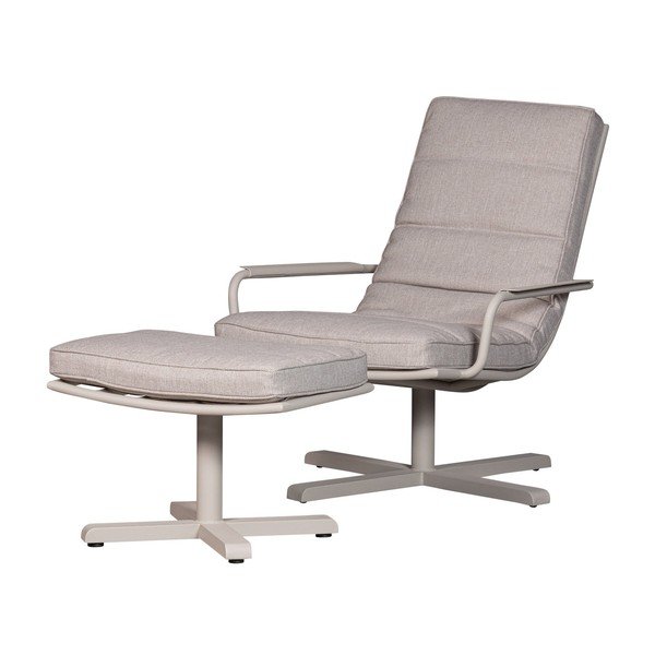 Svijetlo sivi vrtni tabure Coosa – Exotan-image-3