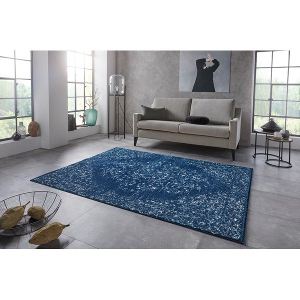 Tamnoplavi tepih Nouristan Pandeh, 80 x 150 cm-image-1