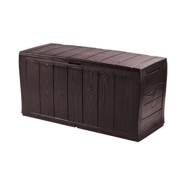 Tamno smeđa plastična vrtna kutija za pohranu Sherwood – Keter