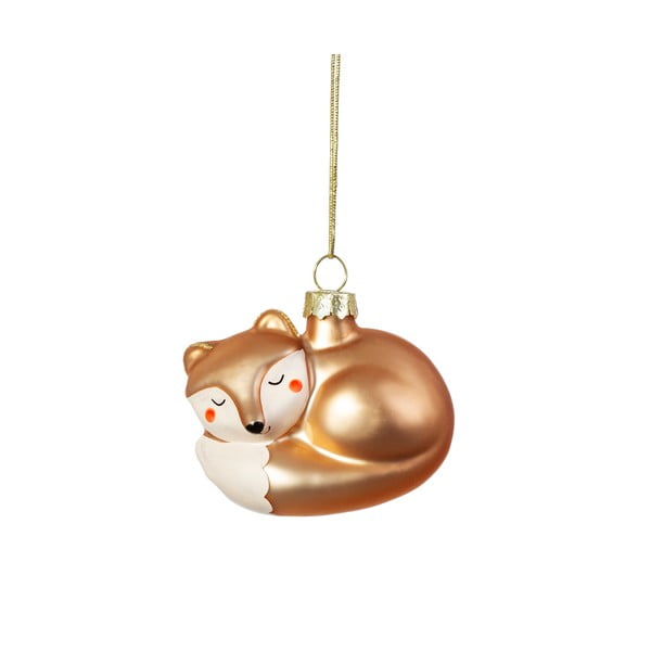 Stakleni ukras za božićno drvce Baby Fox – Sass & Belle