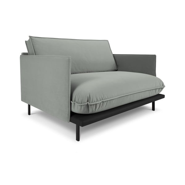 Siva baršunasti fotelja Auguste – Interieurs 86-image-2