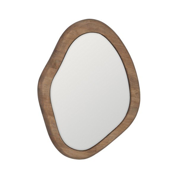 Zidno ogledalo s okvirom od masivnog drveta 52,5x59,5 cm Rona – Ixia-image-2