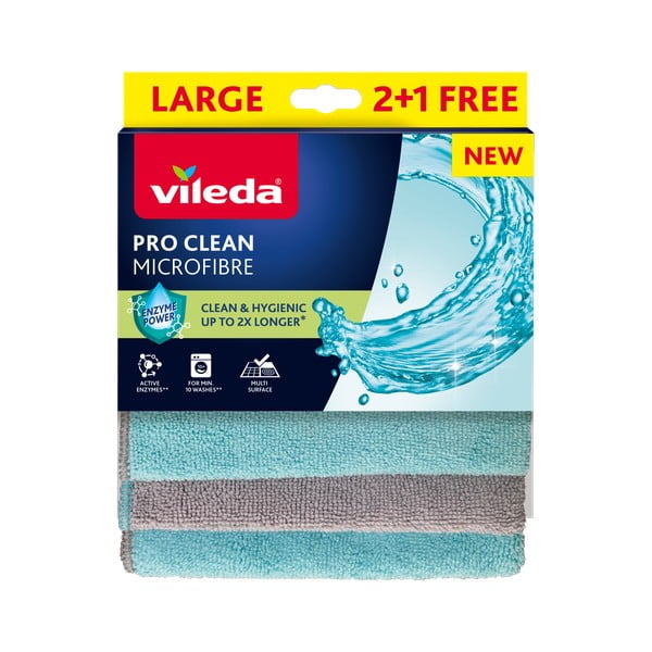 Krpe za čišćenje u setu 6 kom od mikrovlakana Pro Clean – Vileda