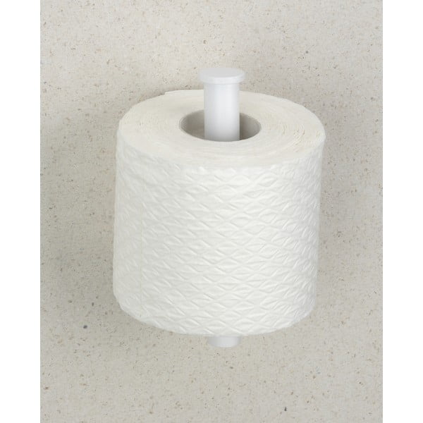 Bijeli samoljepljiv držač toaletnog papira od nehrđajućeg čelika Orea – Wenko-image-1