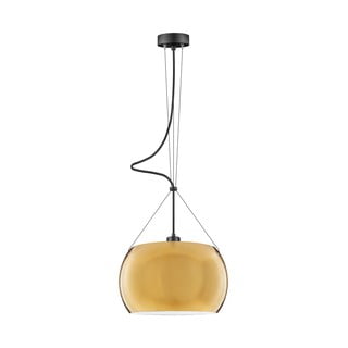 Viseća svjetiljka u zlatnoj boji Sotto Luce Momo Matte, ⌀ 33 cm