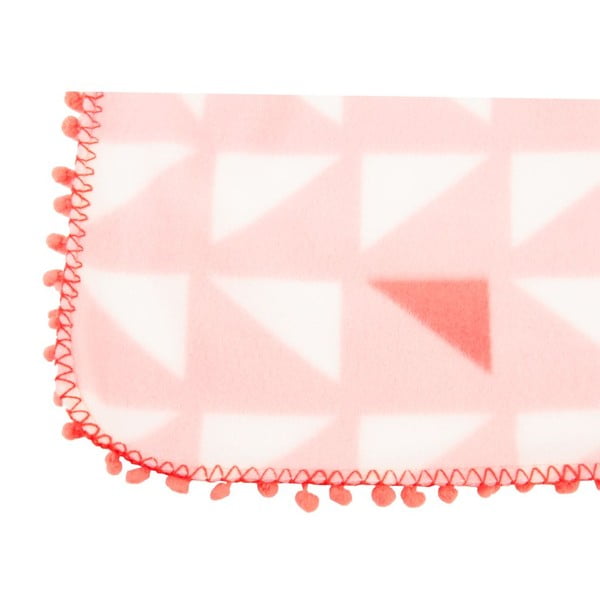 Triangles Pink deka, 180x150 cm-image-3
