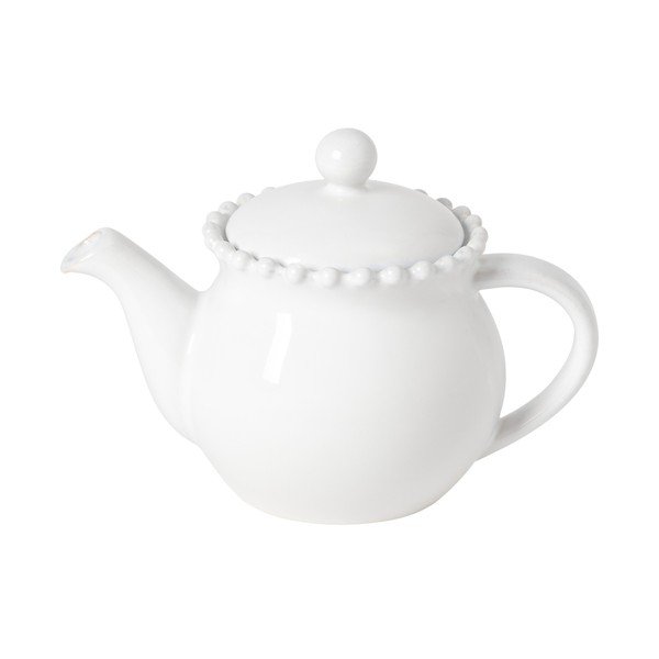 Bijeli čajnik od kamenine s cjedilom 500 ml Pearl – Costa Nova