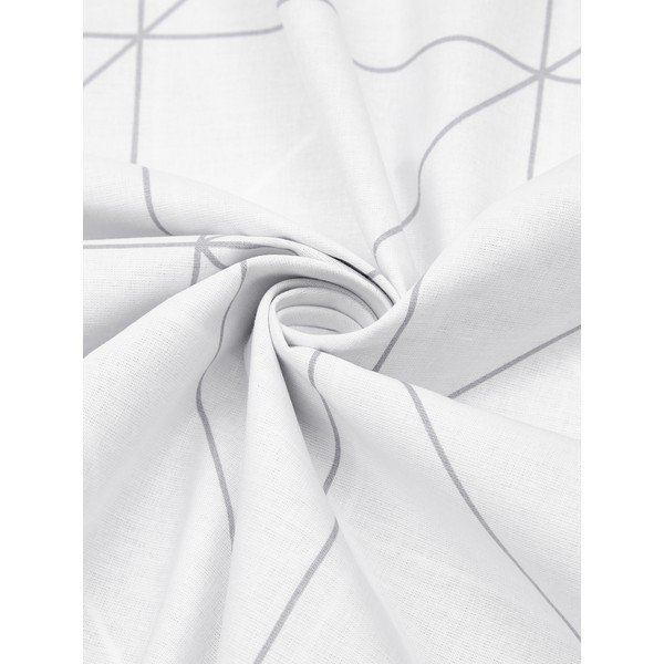 Bijelo-siva pamučna posteljina od 46 Marla, 155 x 220 cm-image-3