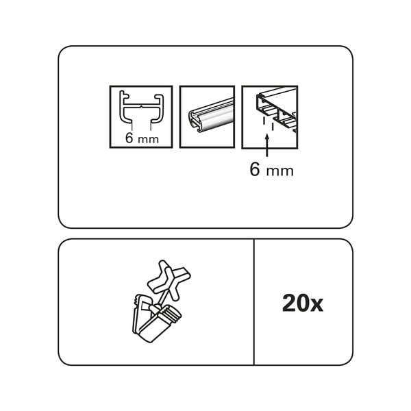 Metalna dupla karnišna 170 cm Palma – SP TREND-image-2