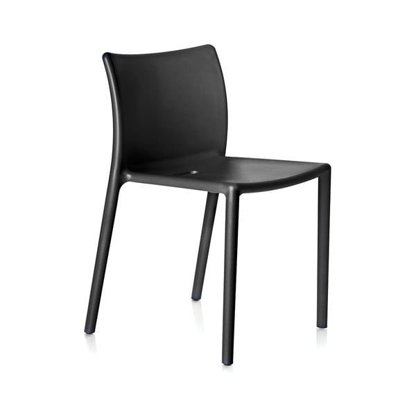 Crna stolica za blagovanje Magis Air