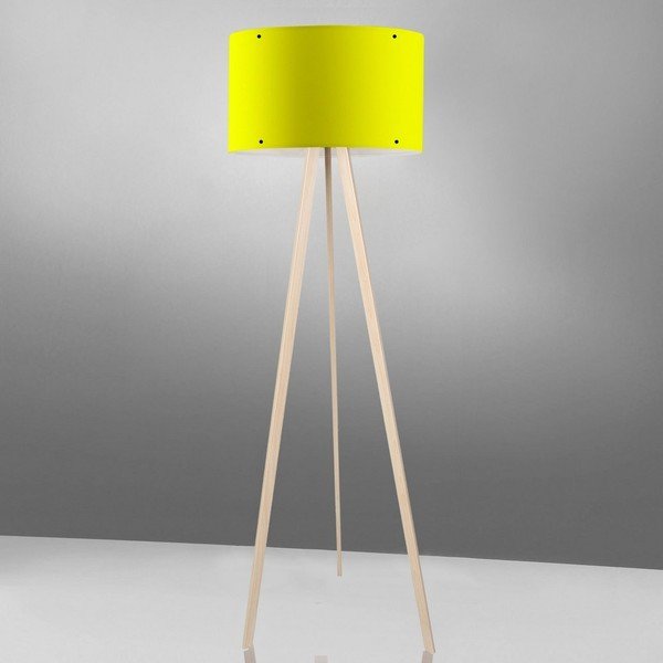 Žuta Jednostavna podna svjetiljka-image-1