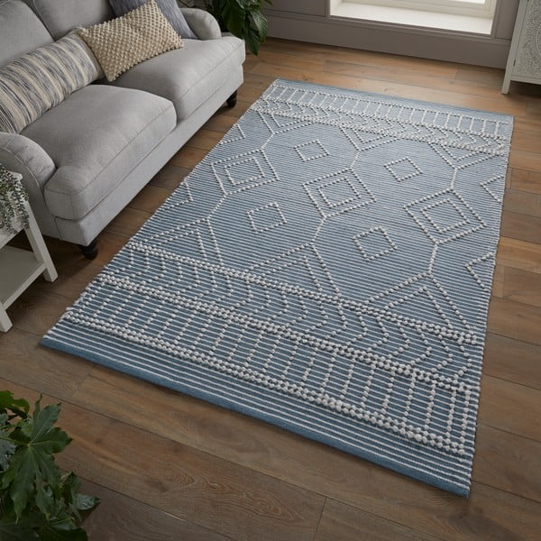 Plavi tepih 230x160 cm Loop Robyn - Flair Rugs-image-1