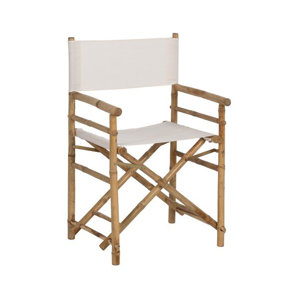 Od bambusa sklopiva blagovaonska stolica u prirodnoj boji Director – Ixia