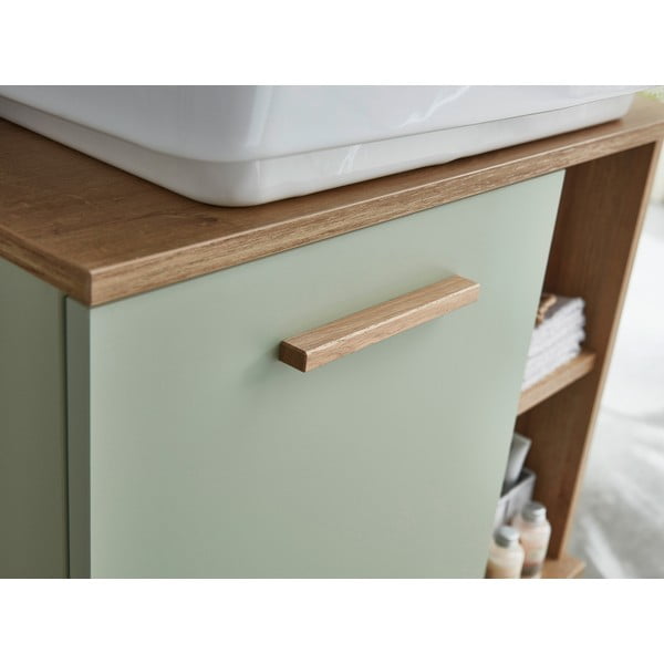 Zeleni ormarić za ispod umivaonika u dekoru hrasta 61x65 cm Set 963- Pelipal-image-1