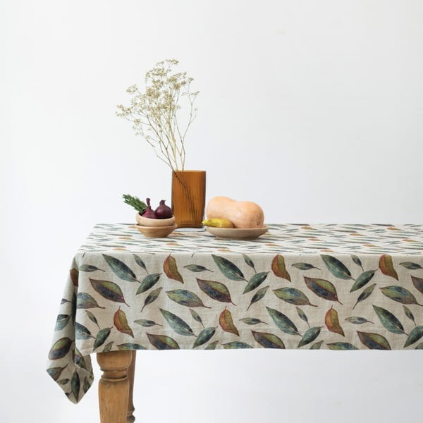 Laneni stolnjak 200x200 cm Golden Fall – Linen Tales