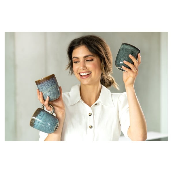 Tirkizno-smeđa šalica od kamenine Villeroy & Boch Like Lave, 400 ml-image-4