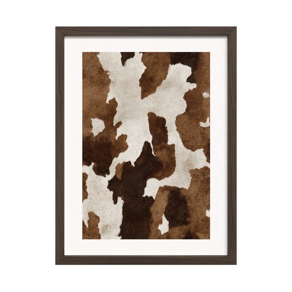 Tiskana slika s okvirom 30x40 cm Cowhide – Styler
