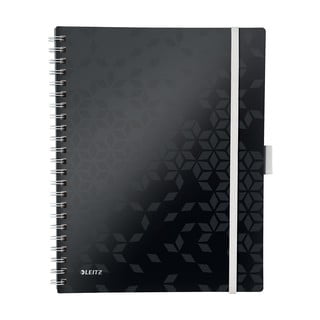 Crna bilježnica s crtama Leitz, 80 stranica