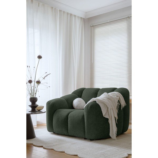 Tamno zelena fotelja Shell – Miuform-image-2