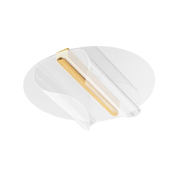LED stropna svjetiljka aluminijska s mogućnosti zatamnjivanja u zlatnoj boji 55x45 cm Valentin – Nova Luce