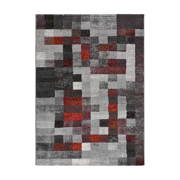 Crveno-sivi tepih 80x150 cm Fusion - Universal