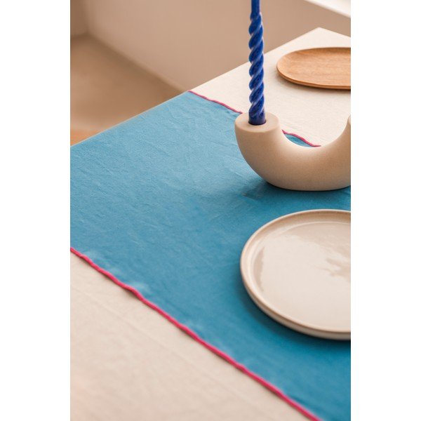 Laneni nadstolnjaci u setu 2 kom 41x130 cm Contrast Edge – Really Nice Things-image-1