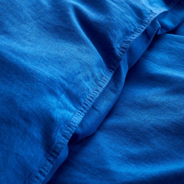 Plava posteljina za krevet za jednu osobu 135x200 cm Relaxed – Content by Terence Conran-image-2