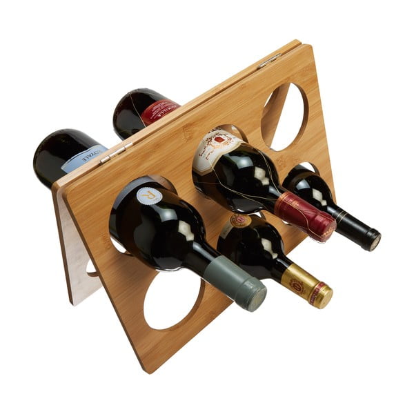 Zidni stalak za vino od bambusa za 6 boca - RTA-image-2