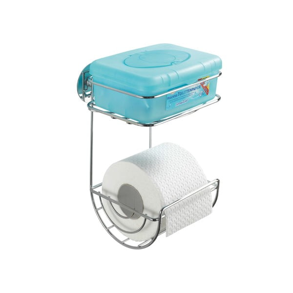 Wenko Turbo-Loc dvoetažni stalak za toaletni papir, nosivost do 40 kg