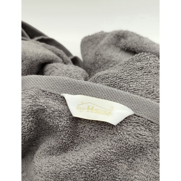 Tamno sivi ručnik za plažu 100x180 cm Big - My House-image-1