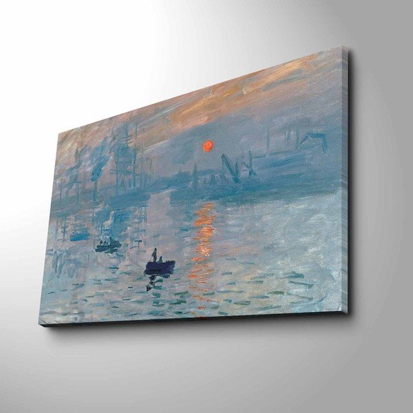 Zidna reprodukcija na platnu Claude Monet Sunrise, 70 x 45 cm-image-1