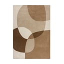 Smeđi/bež ručno rađen vunen tepih 200x290 cm Glow – Flair Rugs