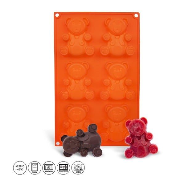 Silikonski kalup za kolače u obliku medvjedića Orion-image-2