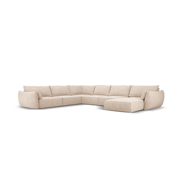 Bež kutna garnitura (lijevi kut) Vanda - Mazzini Sofas-image-2