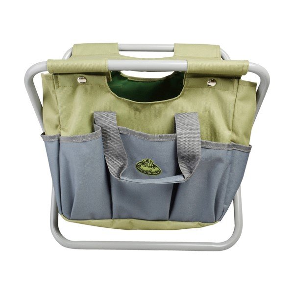 Zelena/siva stolica za vrtlarenje – Esschert Design-image-3