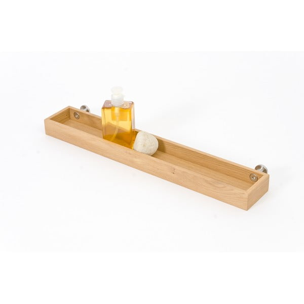 Zidna polica za kupaonicu od hrastovine Wireworks Yoku-image-3