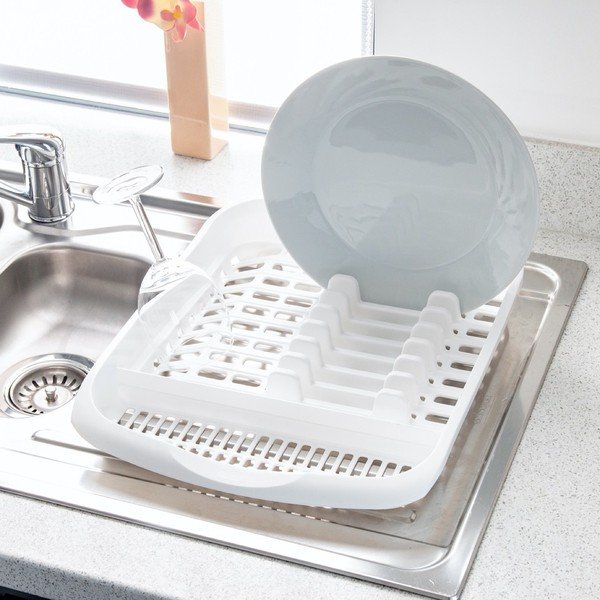 Bijeli ocjeđivač za tanjure Addis Signature, 39,5 x 33 cm-image-1