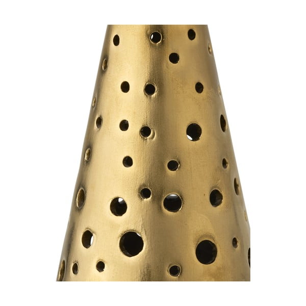 Porculanski svijećnjak u zlatnoj boji Kähler Design Nobili, visina 19 cm-image-2