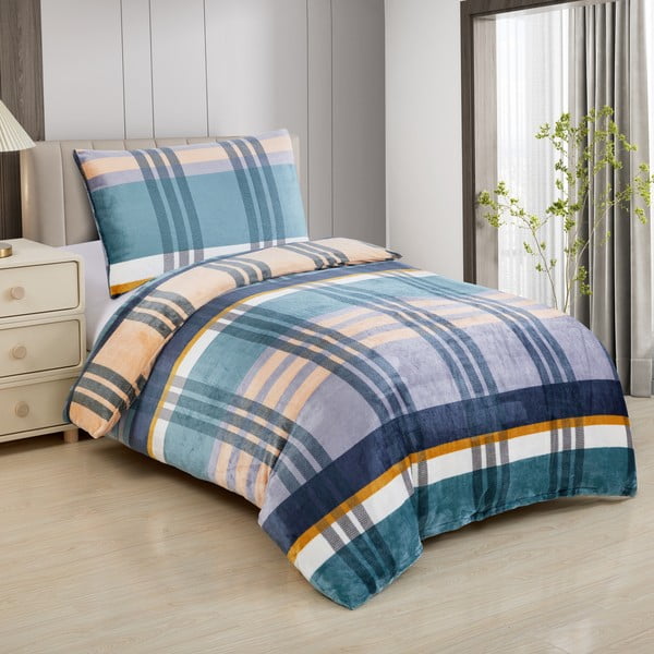 Posteljina za krevet za jednu osobu od mikropliša 140x200 cm Eugen – My House