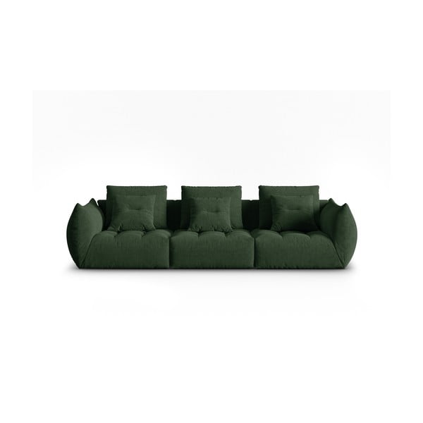 Tamno zelena sofa 332 cm Bloom – Micadoni Home