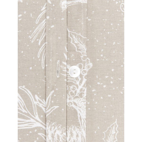 Bež flanelska posteljina Westwing Collection Animal Toile, 135 x 200 cm-image-3